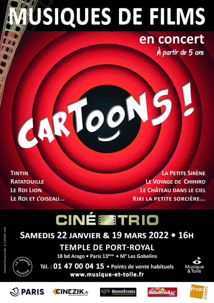 Cartoons! par le Ciné-Trio