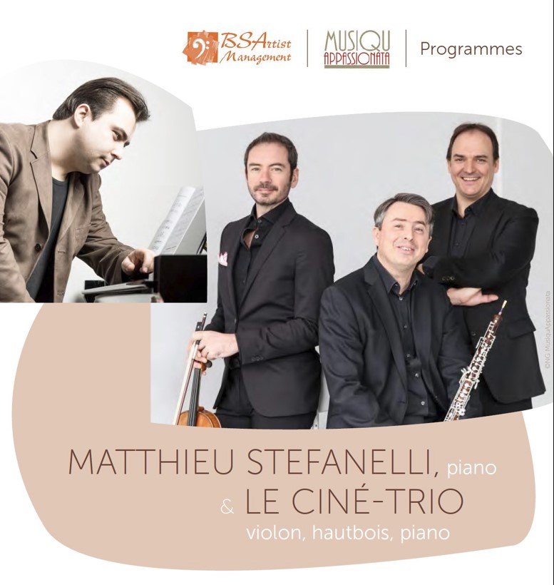 Le Ciné-Trio avec le pianiste Matthieu Stefanelli